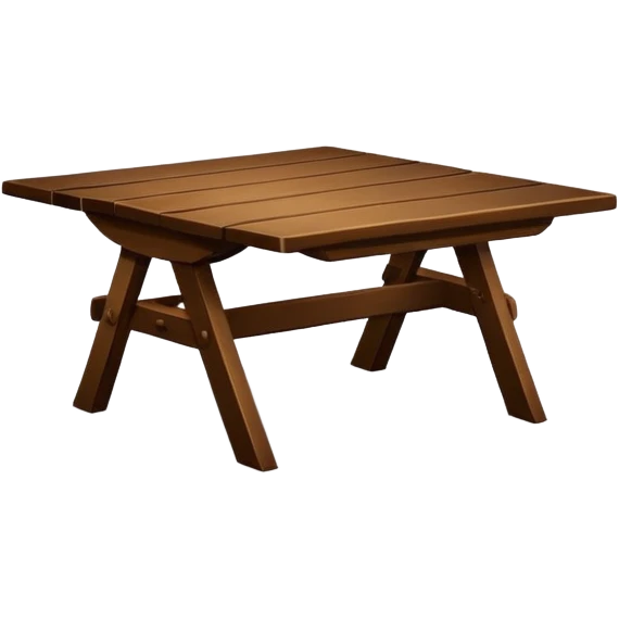 Table laying sideways emoji