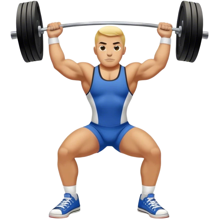 powerlifter converse-shoes clean and jerk exercise emoji