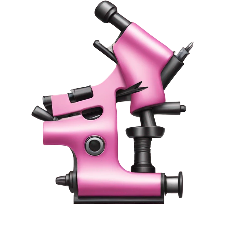tattoo machine pink emoji