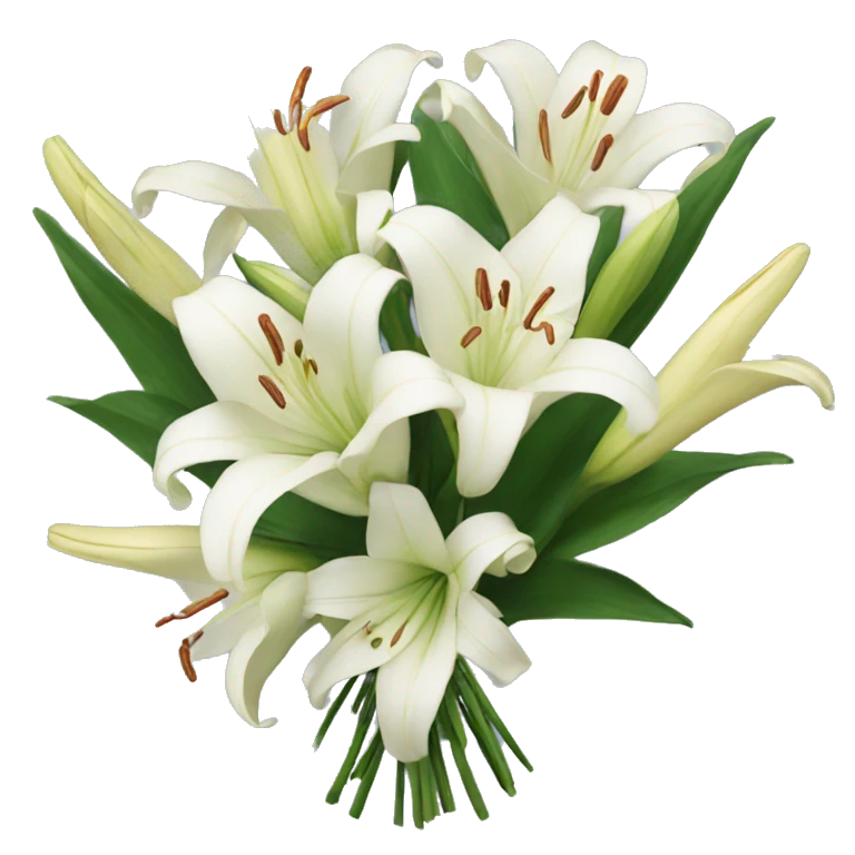 Bouquet of lilies emoji