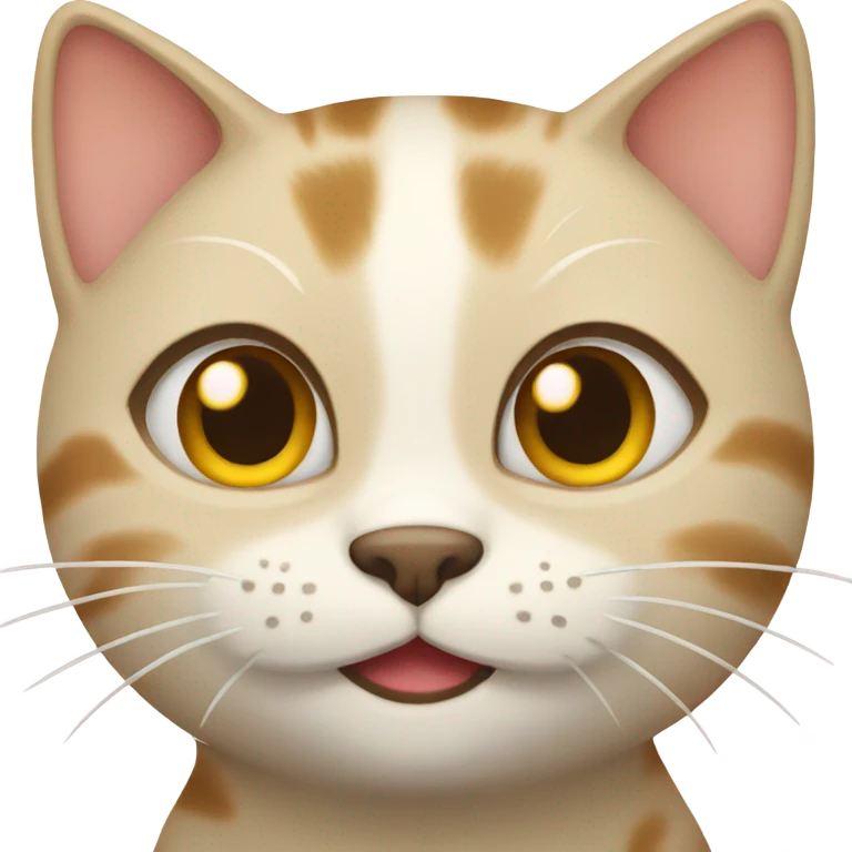 Cat smiling emoji