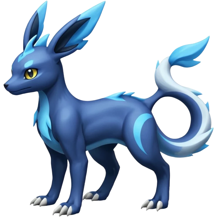 Manectric-Electrike-Lugia-Umbreon-Draco-Fakémon-hybrid-creature (full body), 4 legs emoji