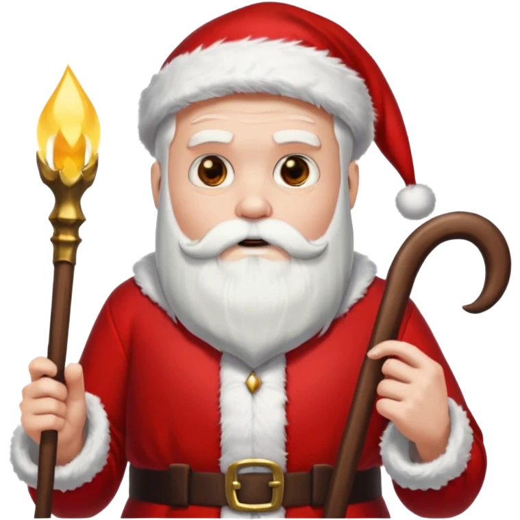 The reaper dressed as santa emoji