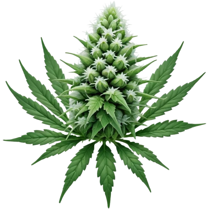 cannabis bud emoji