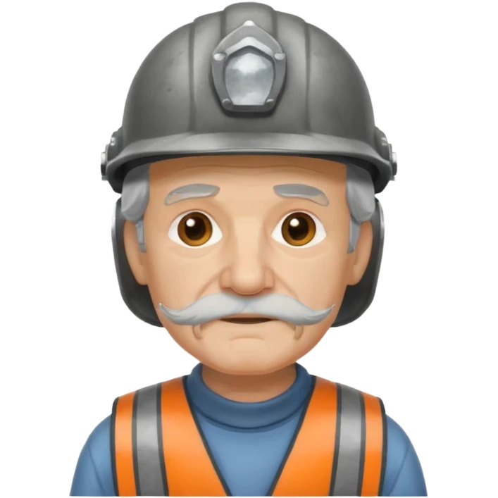 old man with helmet emoji