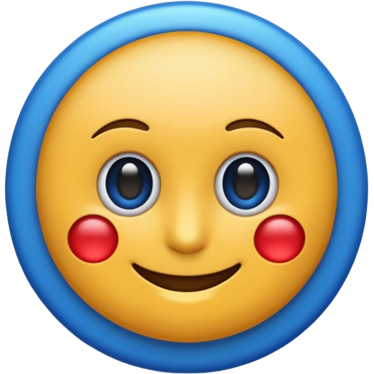 O emoji azul com o selo verificado dentro emoji