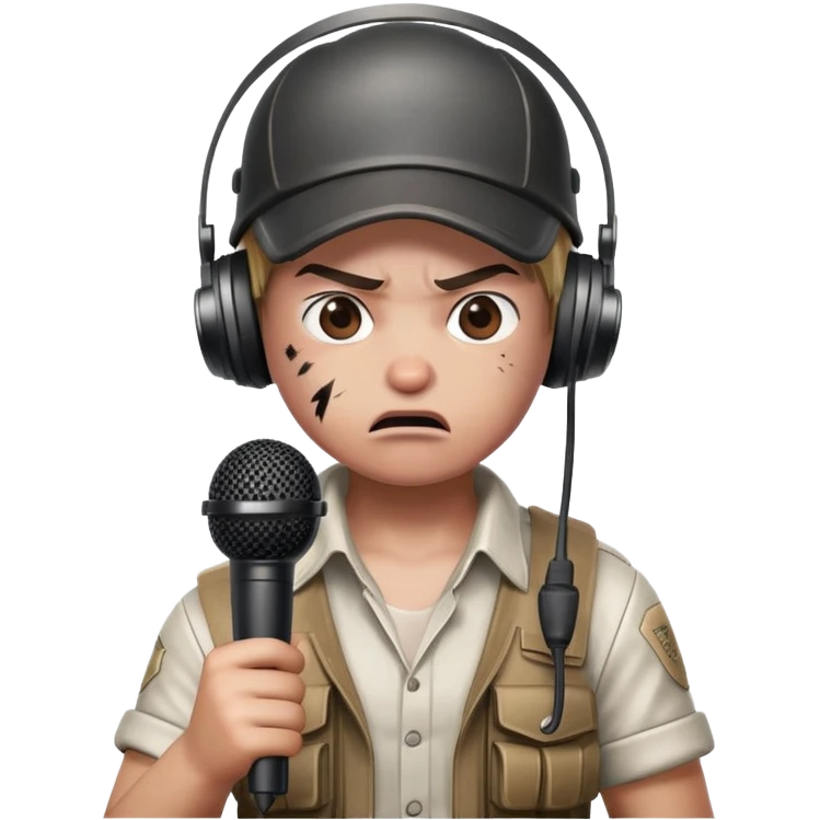 Player PUBG angry screen to microphone  emoji