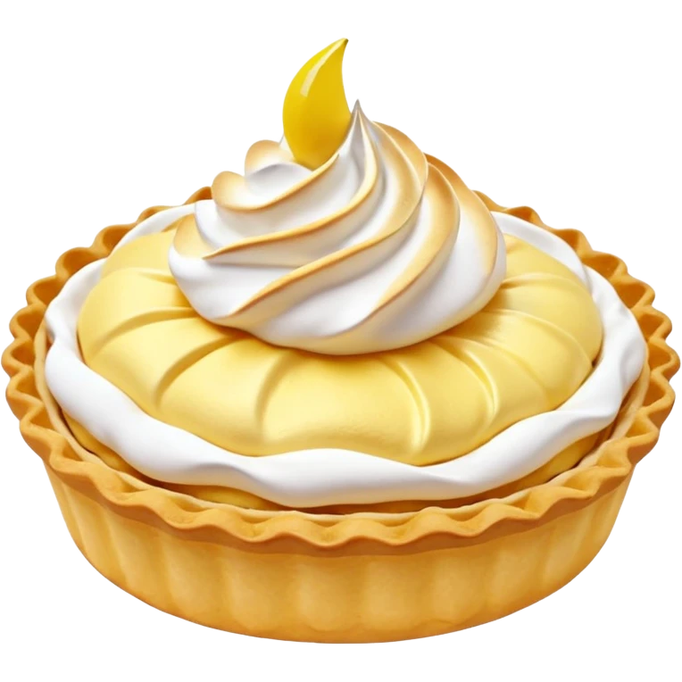 Lemon tartlet with meringue on top emoji