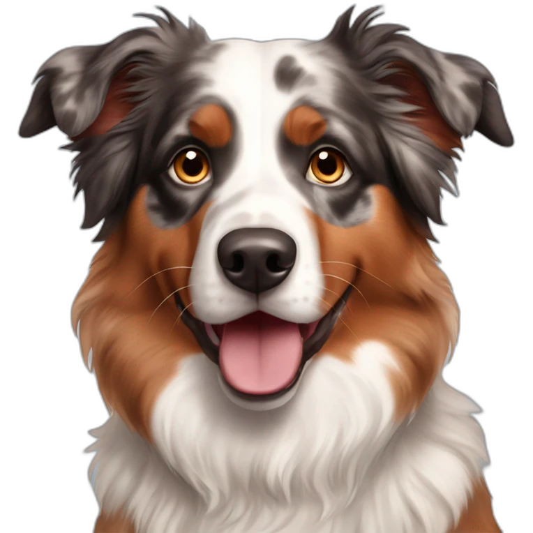Red Merle Australian Shepherd emoji