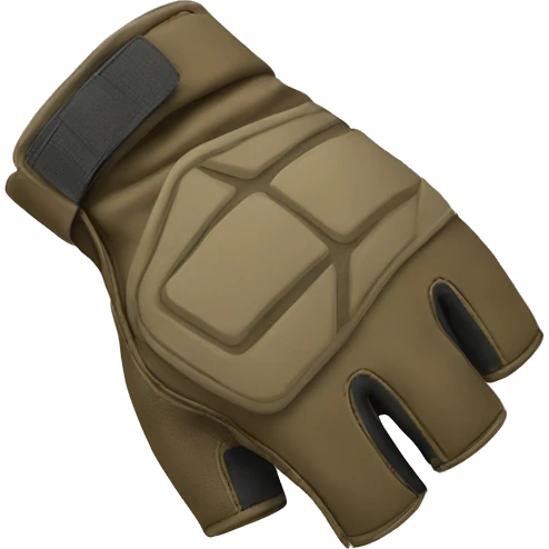 fingerless tactical glove emoji