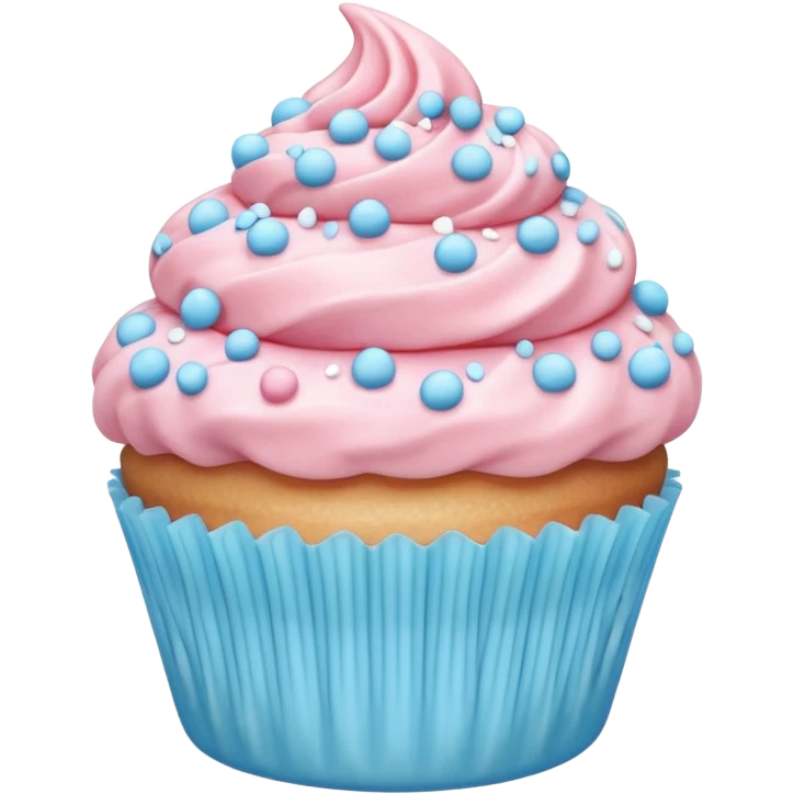 light pink and blue food emoji