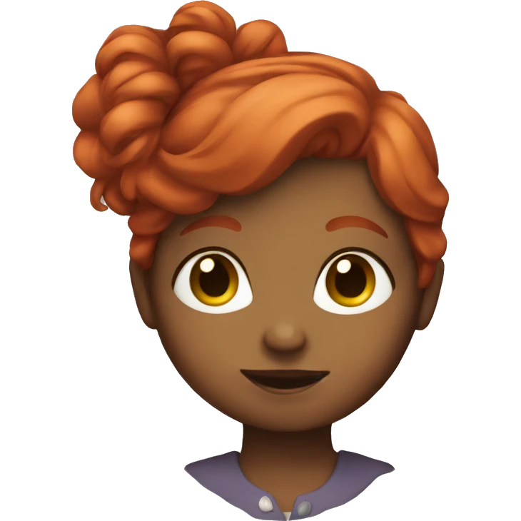 Red hair girl emoji