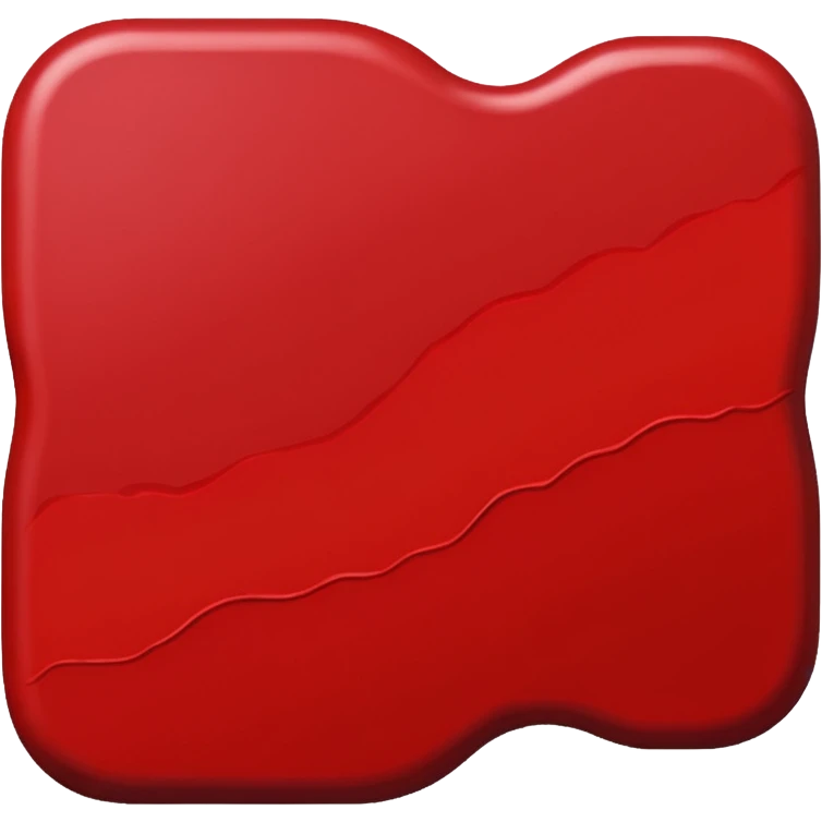 Red line painting emoji