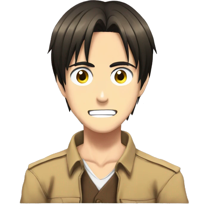 Eren Yeager anime 4k emoji