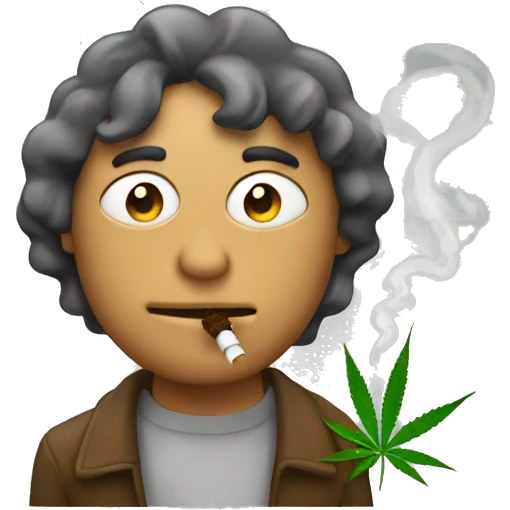 Emoji weed smoker  emoji