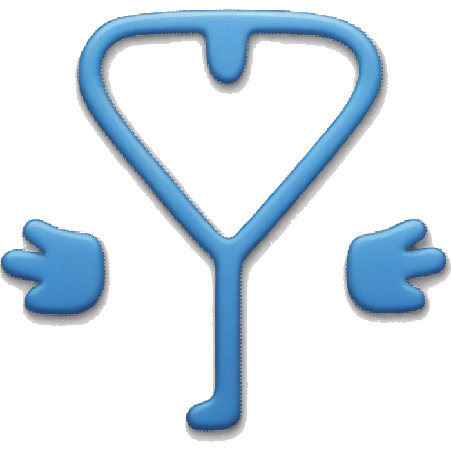 blue badge emoji