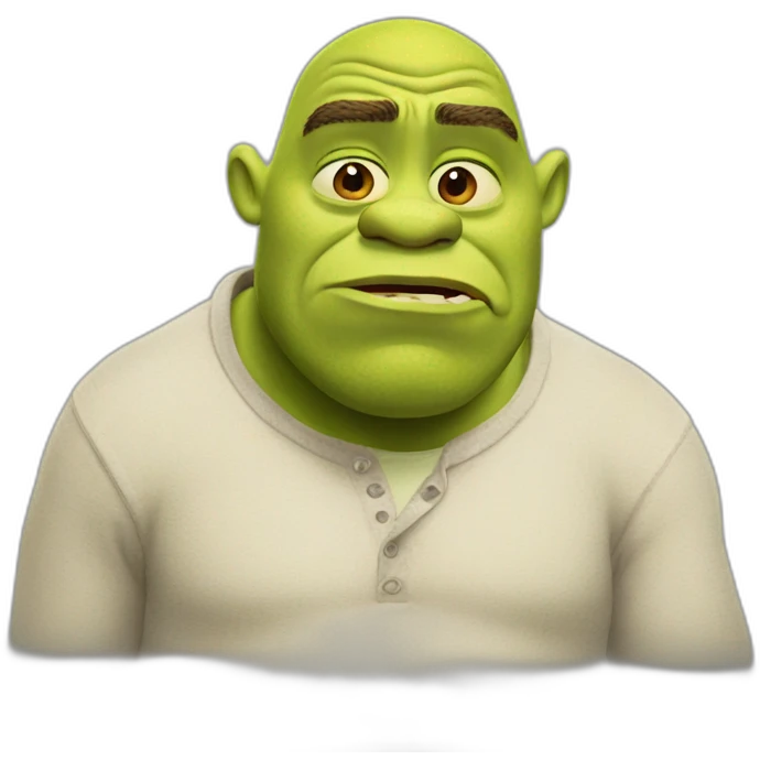 depressed shrek emoji