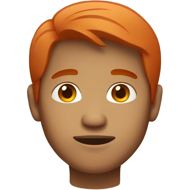 Filipino man red hair emoji