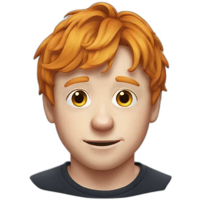 Rupert Grint face emoji