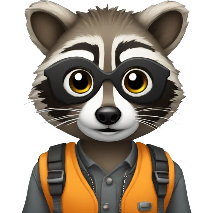 raccoon software developer emoji