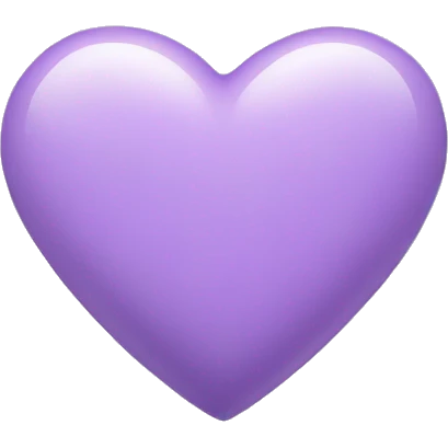 light purple heart  emoji
