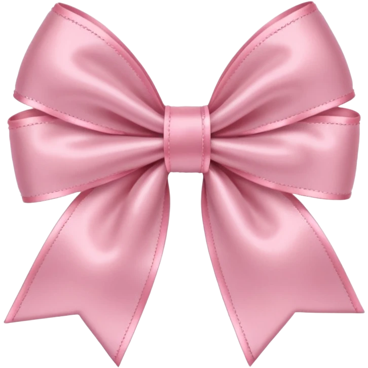 Cute light pink bow  emoji