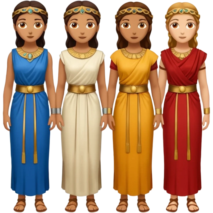 mujer cartagineses y romanos cuerpo entero emoji