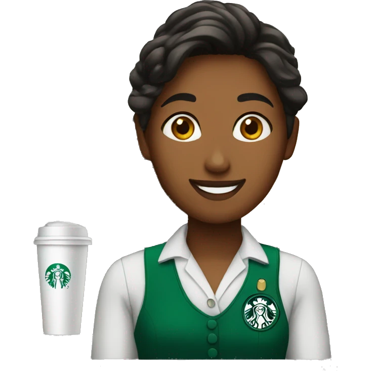 Starbucks cashier  emoji