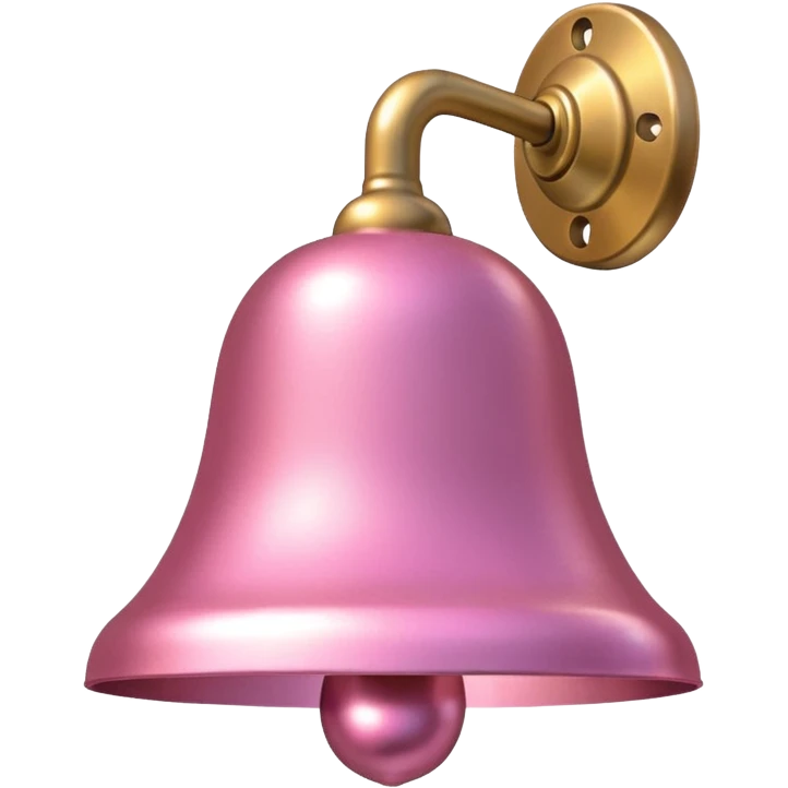 pink bell emoji