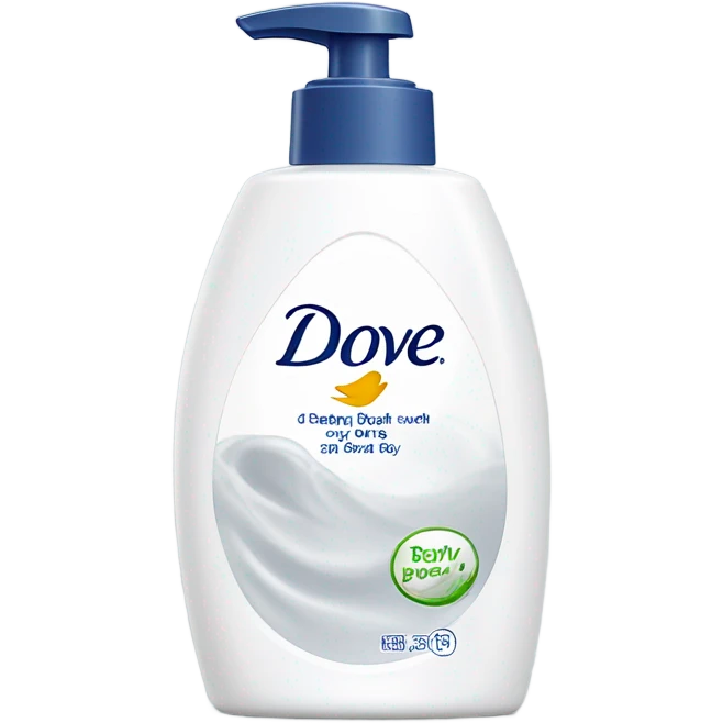 Dove body wash emoji