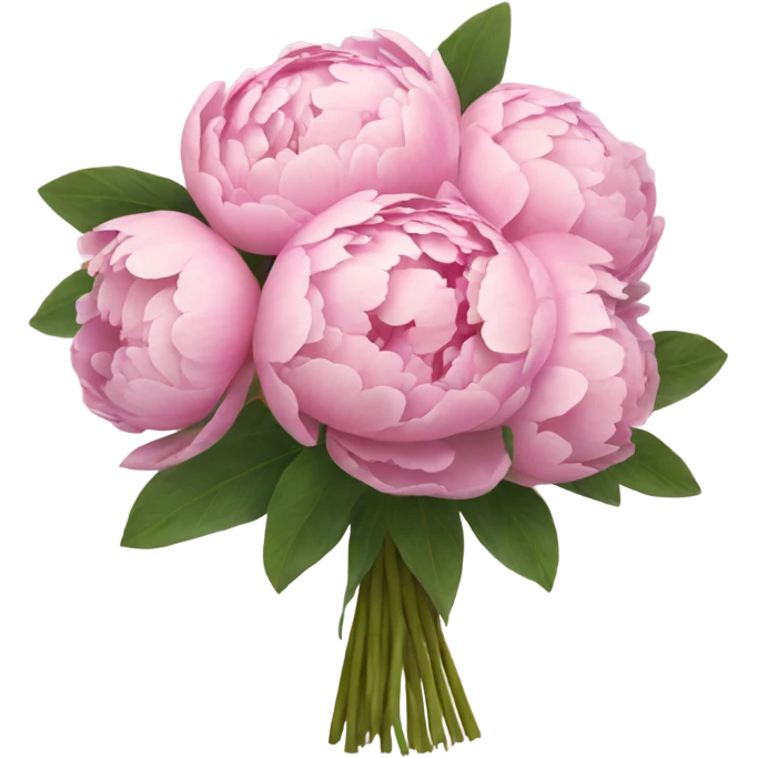 Peony bouquet  emoji