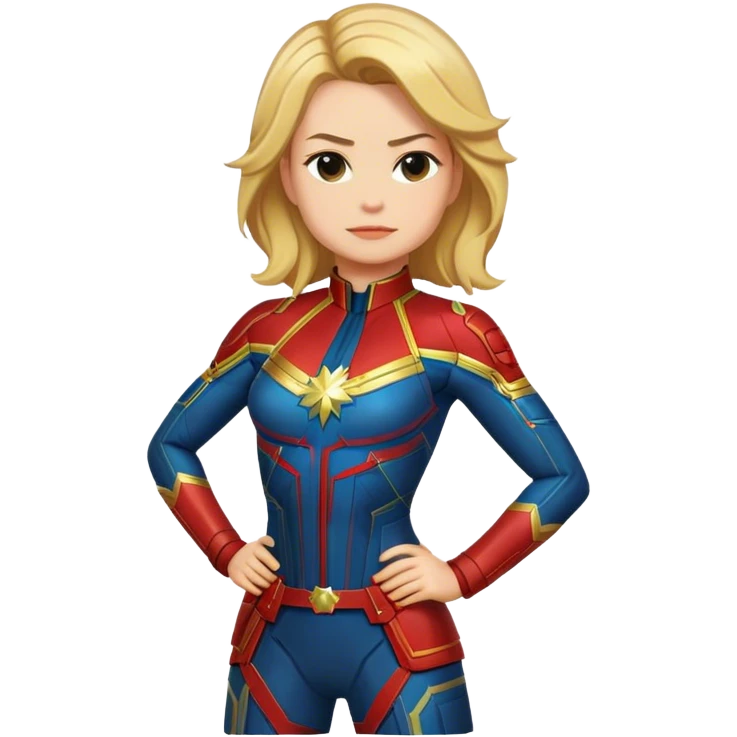 Captain marvel suit emoji