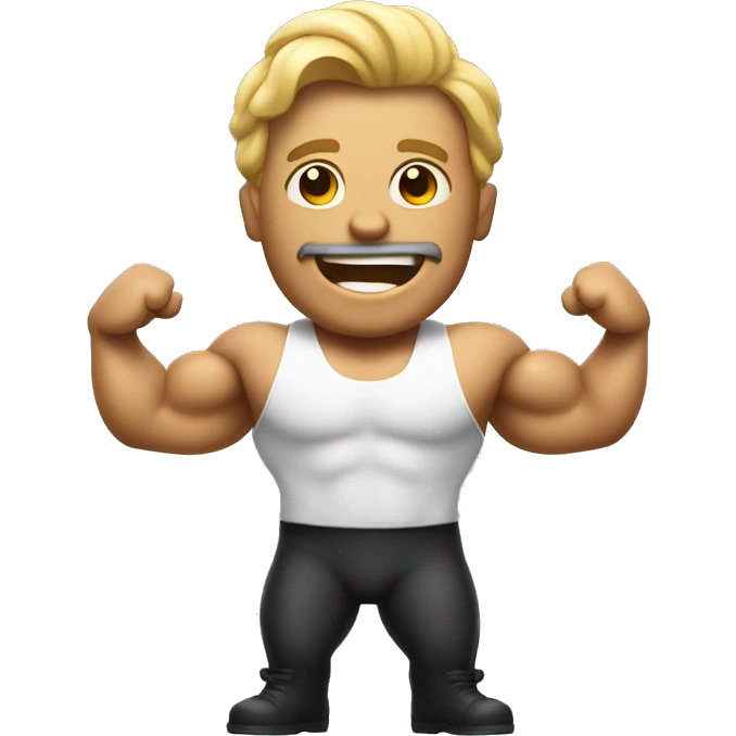 Body builder film director emoji