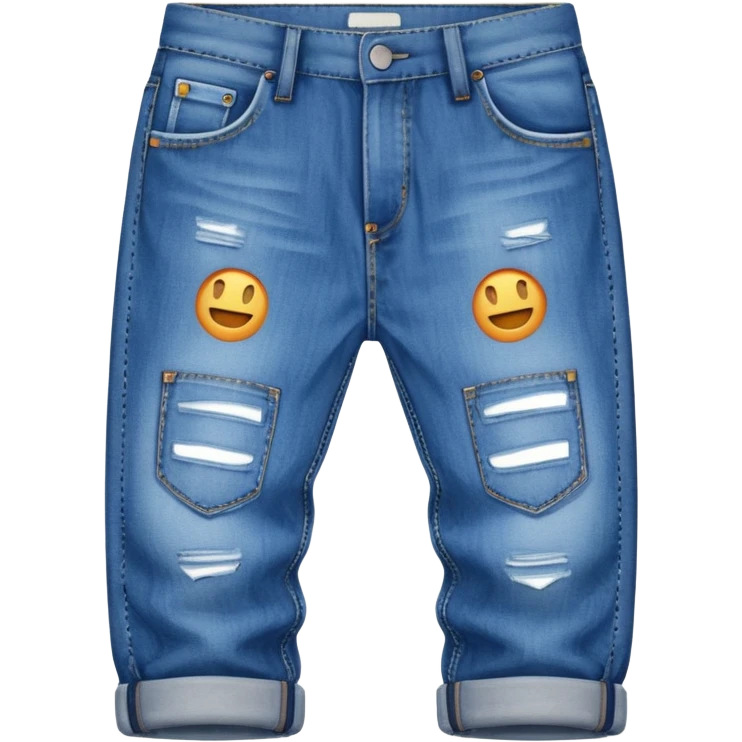 baggy Denim Jeans emoji