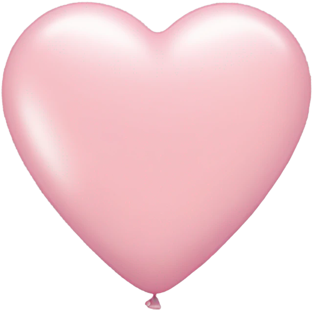 3 pastel pink heart balloons emoji