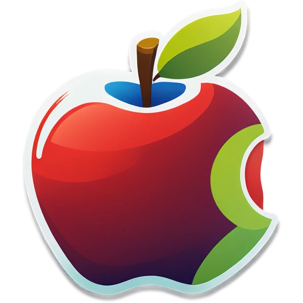 Apple and connamon emoji
