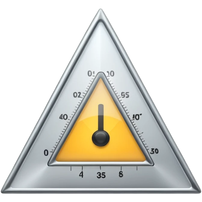  triangle measurement scale emoji