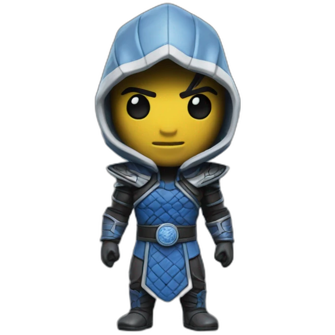 subzero mortal kombat figure emoji