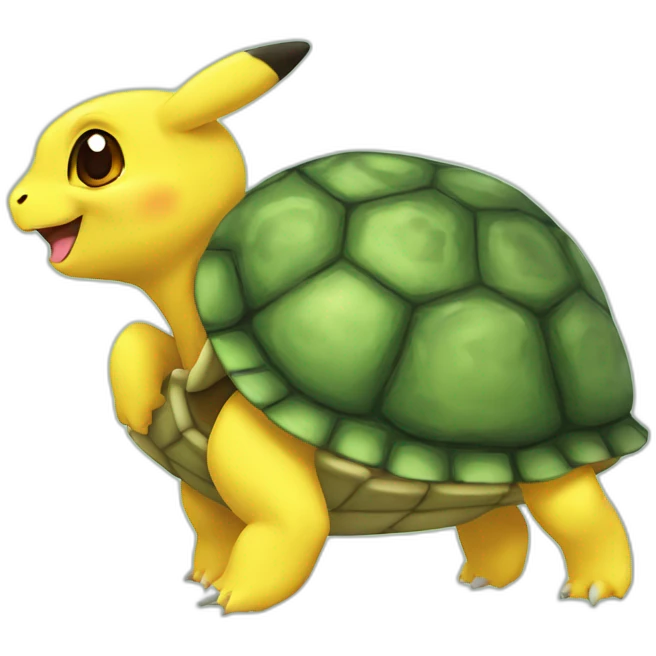turtle picachu emoji