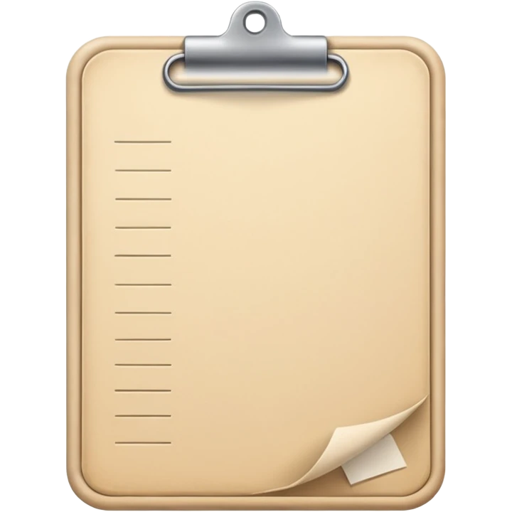 beige to do list without pencil emoji