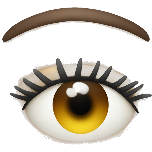Eyes winking with nice long lashes emoji