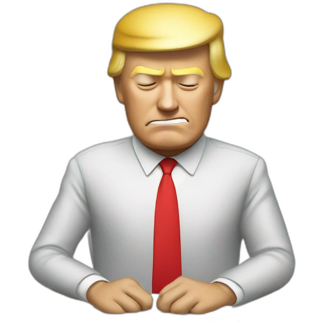 TRUMP qui dort emoji