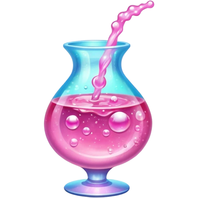 sparkling pink potion emoji
