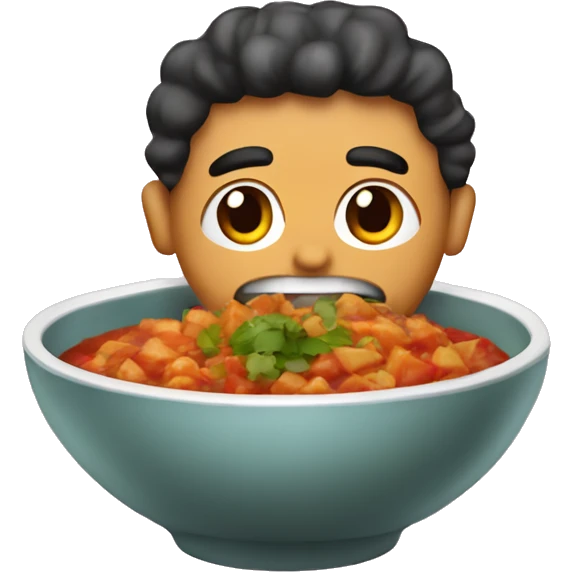 Mexican bowl of menudo emoji