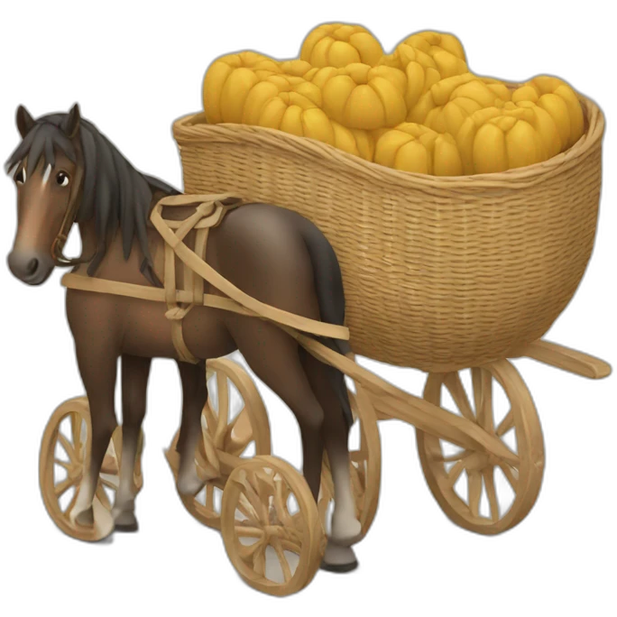 Horse basket emoji