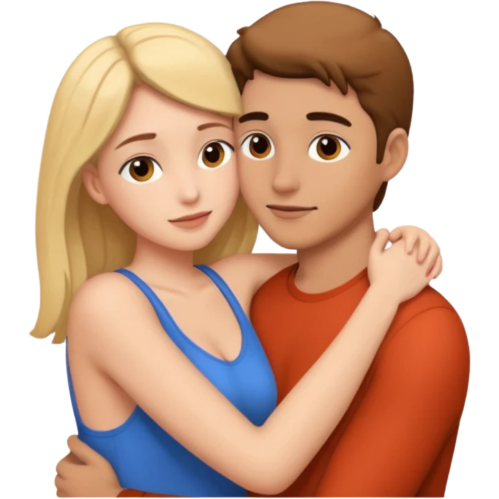 Two naked people having sex emoji