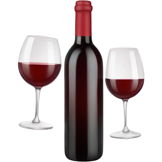 etoile qui est fermer avec un bouchon de vin. et qui est a moité remplie de vin rouge. emoji