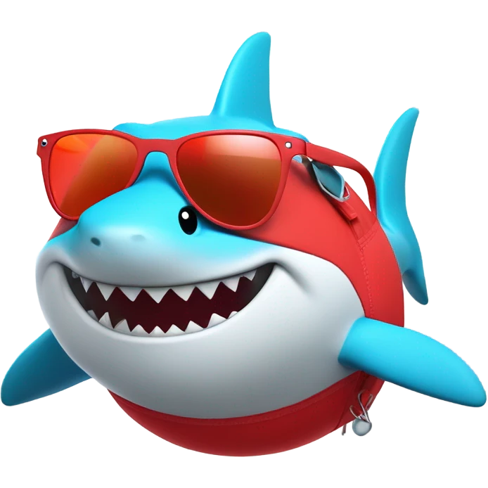 Lifeguard furry shark emoji