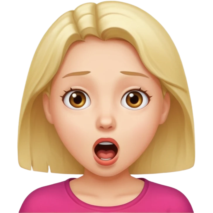 УДИВЛЕННАЯ ДЕВУШКА emoji