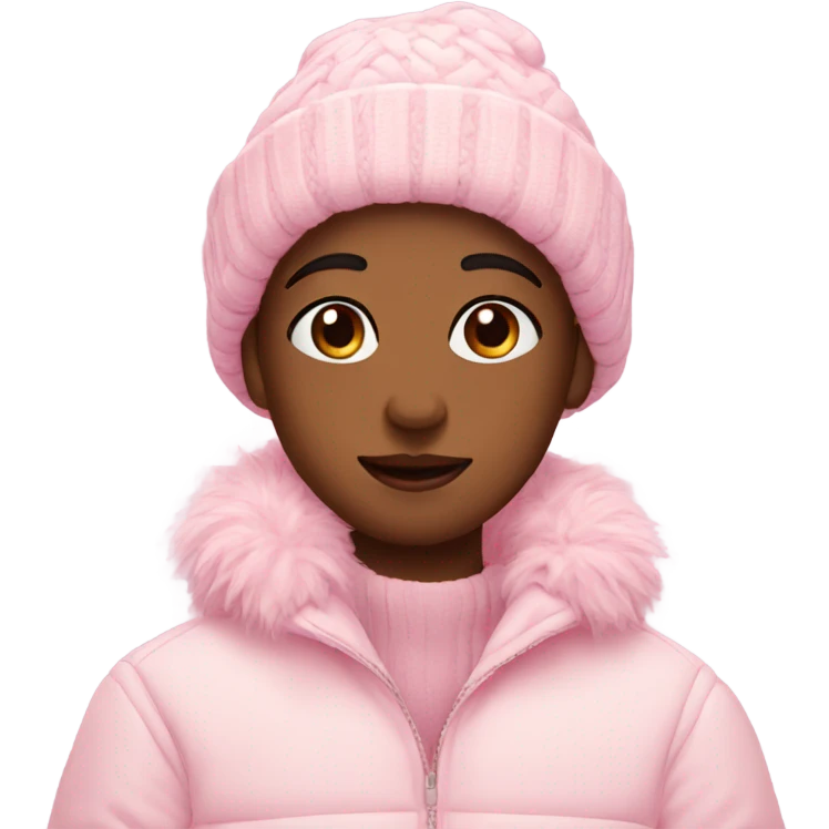 Pink cute winter aesthetic  emoji